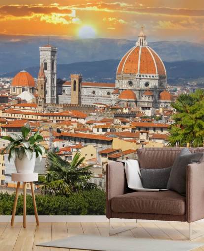 Florence in spring time, Tuscany, Italy wallpaper