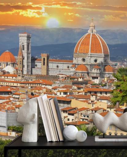 Papel de parede para celular gratis Florence in spring time, Toscana, Italy