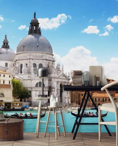 church in venice Mural