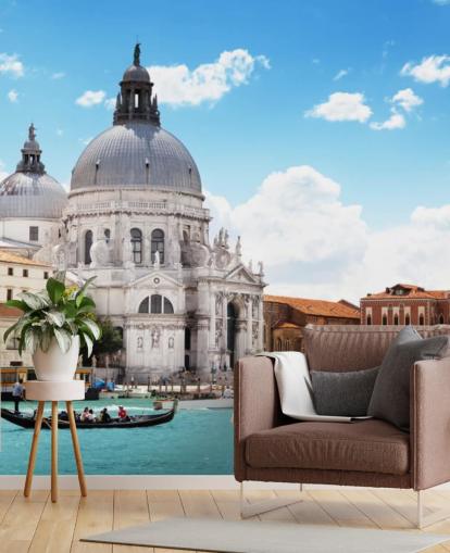 church in venice Mural