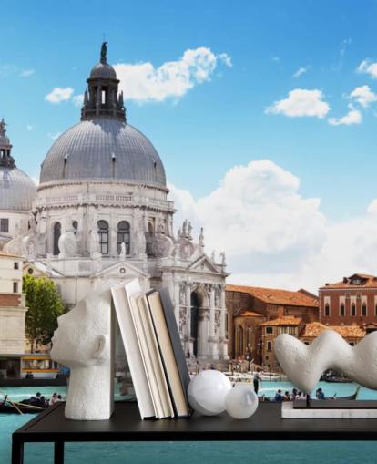 church in venice Mural