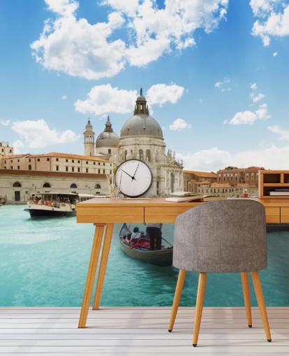 Grand Canal and Basilica Santa Maria della Salute, Venice, Italy mural Grand Canal and Basilica Santa Maria della Salute, Venice, Italy mural