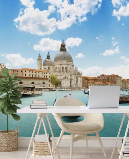 Grand Canal and Basilica Santa Maria della Salute, Venice, Italy mural Grand Canal and Basilica Santa Maria della Salute, Venice, Italy mural