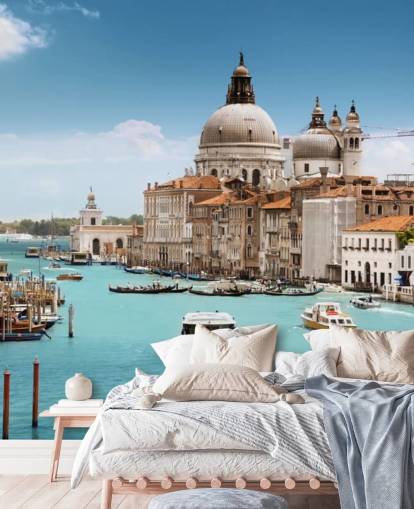 Grand Canal and Basilica Santa Maria della Salute, Venice, Italy wallpaper Grand Canal and Basilica Santa Maria della Salute, Venice, Italy wallpaper