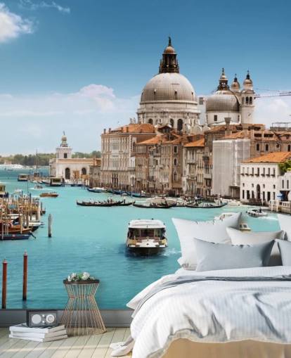 Grand Canal and Basilica Santa Maria della Salute, Venice, Italy wallpaper Grand Canal and Basilica Santa Maria della Salute, Venice, Italy wallpaper