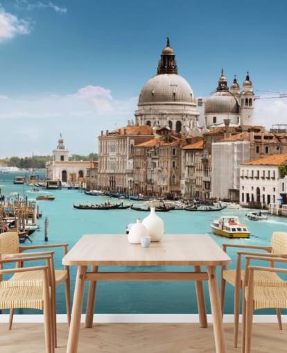 Papel de parede para celular gratis Grand Canal and Basilica Santa Maria della Salute, Venice, Italy