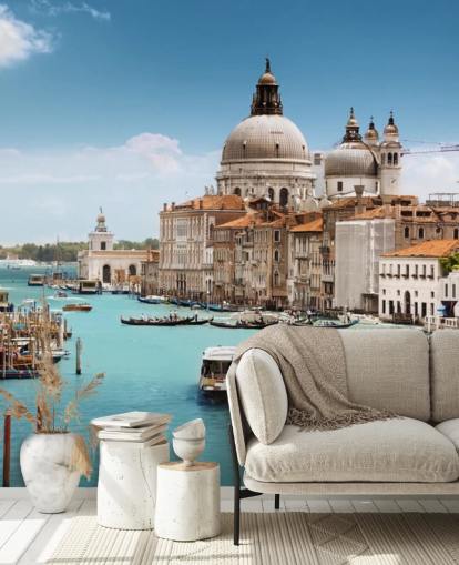 Canal Grande und Basilika Santa Maria della Salute, Venedig, Italien Wallpaper