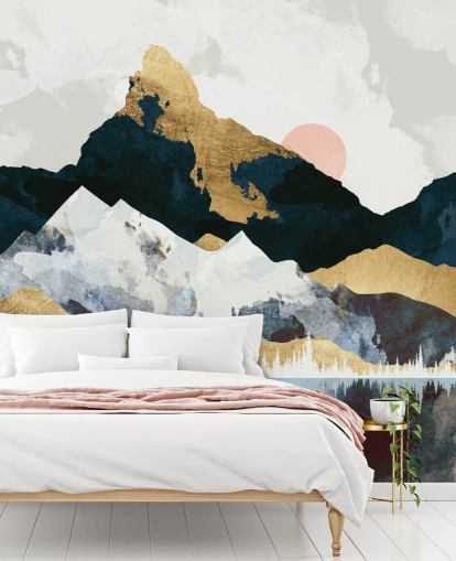 Mural Día de invierno de SpaceFrog Designs