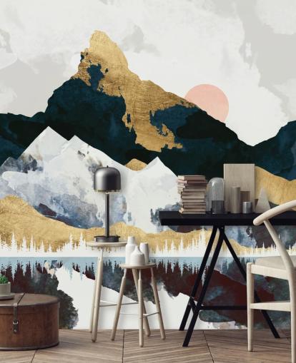 Winters Day Mural by SpaceFrog Designs Winters Day Mural by SpaceFrog Designs