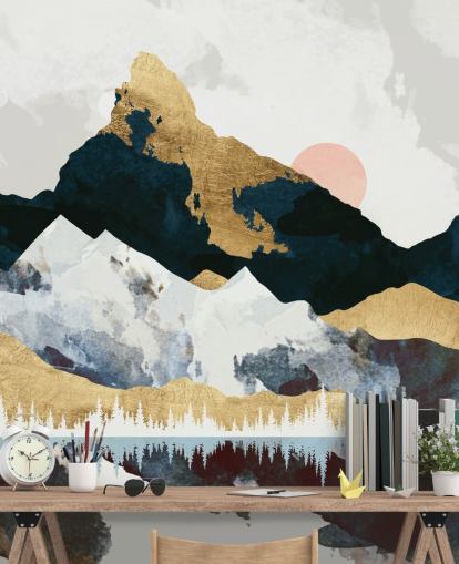 Winters Day Mural af SpaceFrog Designs