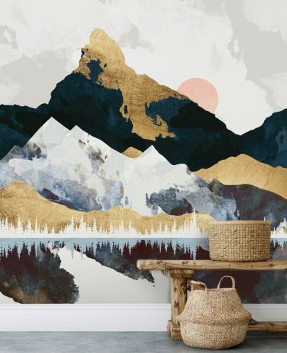 Winters Day Mural van SpaceFrog Designs