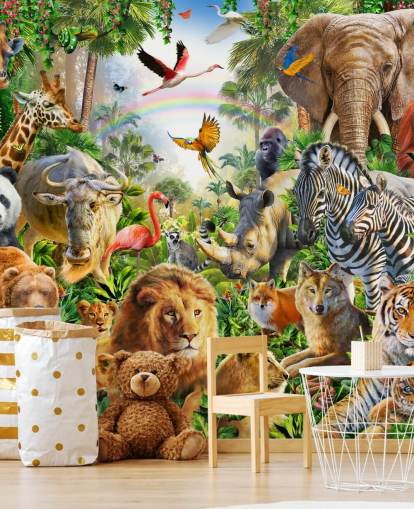 fondo de pantalla de animales de todo el mundo en la jungla