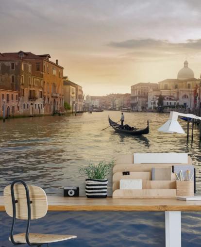 Venezia Gondolier veggmaleri