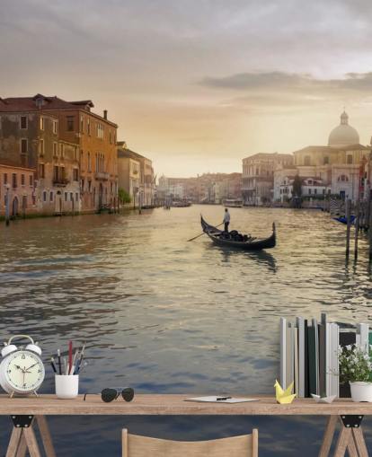 Venice Gondolier Mural
