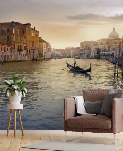 Venice Gondolier Mural