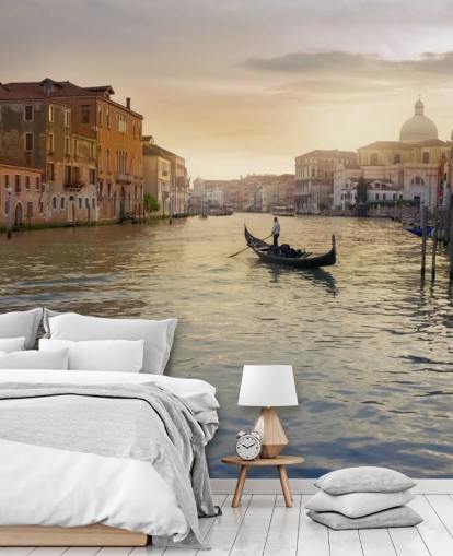 Venedig Gondolier vægmaleri