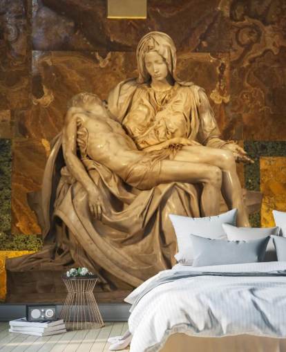 Michaelangelo Pieta Sculpture Vaticano Roma Italia murale Michaelangelo Pieta Sculpture Vaticano Roma Italia murale