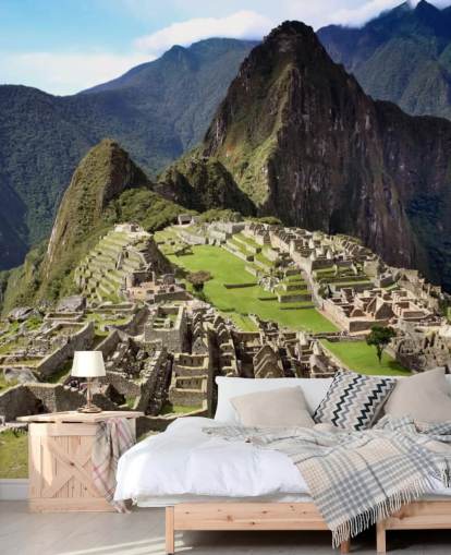 Machu Picchu mural Machu Picchu mural