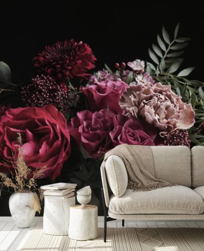 pink and red flowers on black background wallpaper pink and red flowers on black background wallpaper