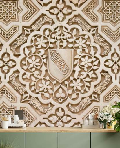 Snidade sten Tapeter