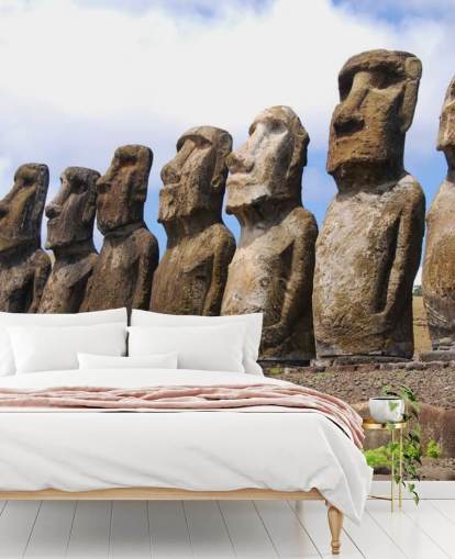 Easter Island wallpaper mural