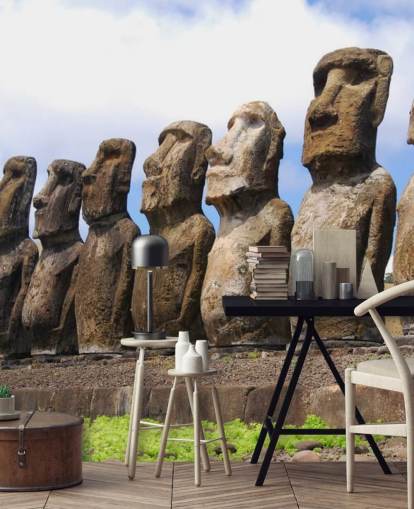 Easter Island wallpaper mural