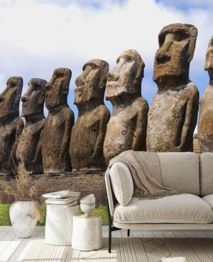 Easter Island wallpaper mural