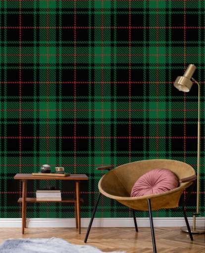 grønn og rød tartan tapet grønn og rød tartan tapet