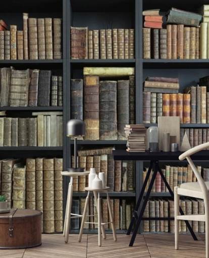 vintage books on shelves wallpaper vintage books on shelves wallpaper
