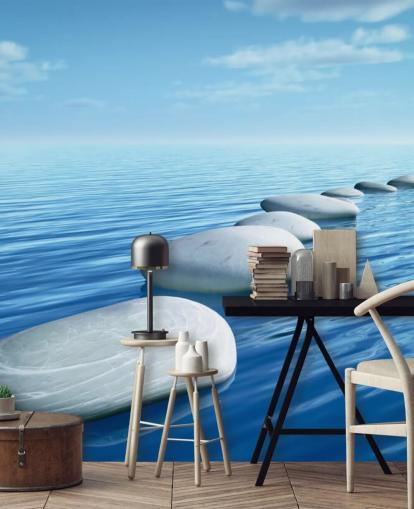 Trittsteine Stepping Stones Wallpaper 