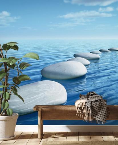 Stapstenen Stepping Stones Wallpaper 