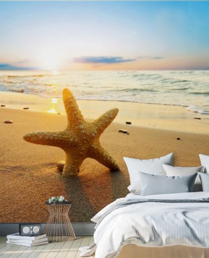 Mural de pared Estrellas en la playa Mural de pared Estrellas en la playa