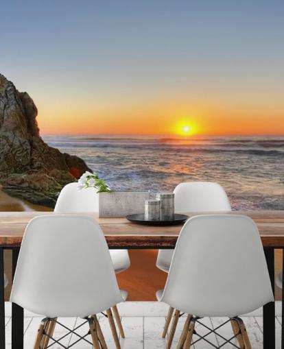 Sfondo Rocky Sunset Beach