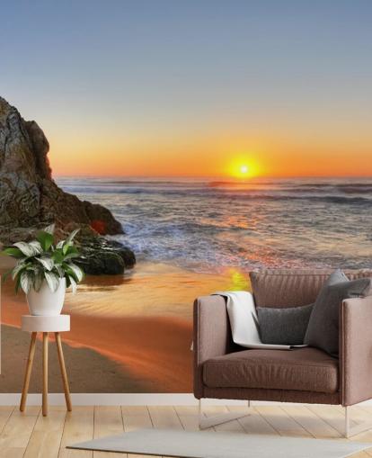 Sfondo Rocky Sunset Beach