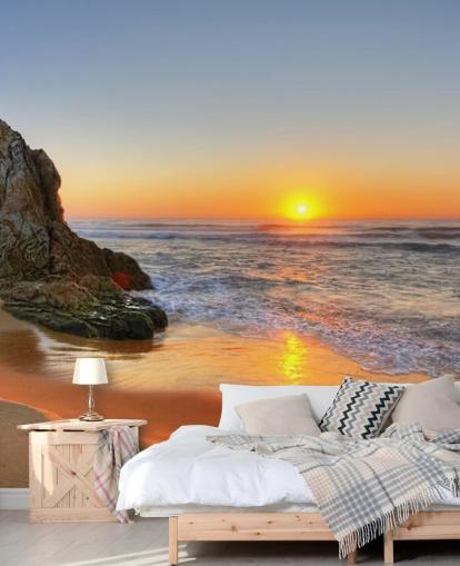 Fondo de pantalla Rocky Sunset Beach Fondo de pantalla Rocky Sunset Beach