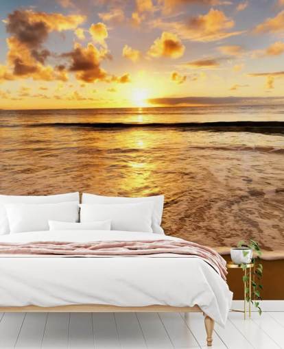 papier peint mural de plage appelé Beach Sunset pour les bureaux, les salons et les chambres papier peint mural de plage appelé Beach Sunset pour les bureaux, les salons et les chambres