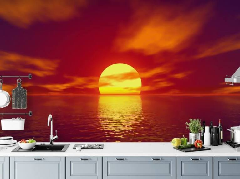 Red Wallpaper & Wall Murals Wallsauce UK