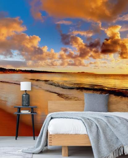 Decorazione murale con cielo al tramonto Decorazione murale con cielo al tramonto