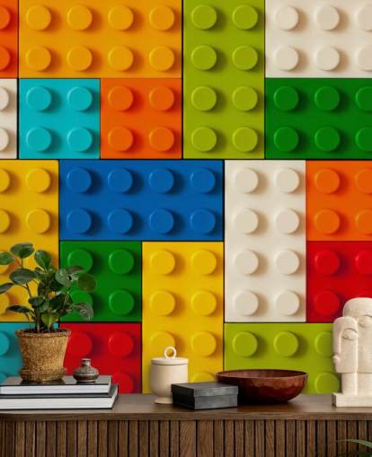 Colourful Toy Bricks Wallpaper Colourful Toy Bricks Wallpaper