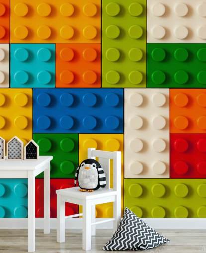 Colourful Toy Bricks Wallpaper Colourful Toy Bricks Wallpaper
