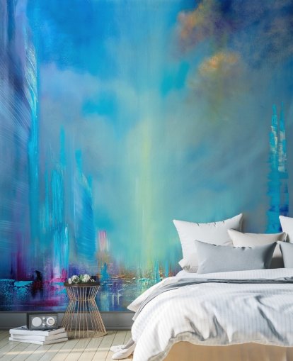 bblue city abstract wallpaper bblue city abstract wallpaper