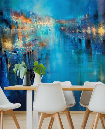 abstract art of a flood wallpaper