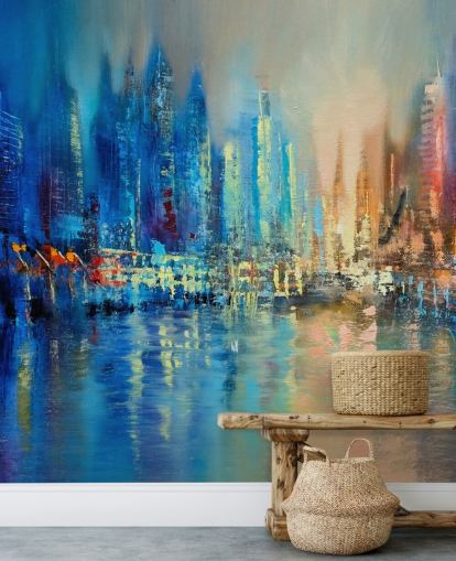 colourful abstract city wallpaper colourful abstract city wallpaper