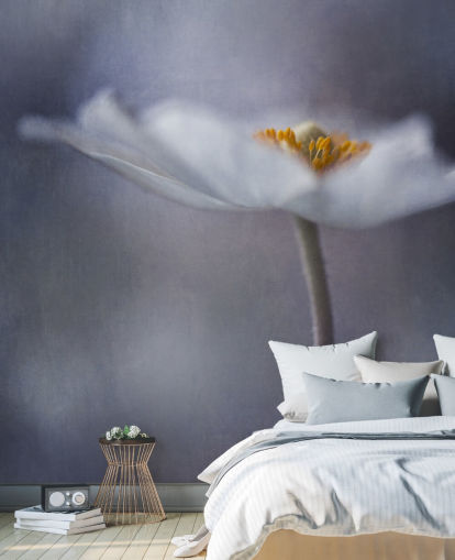 Close Up of White Flower Wallpaper Close Up of White Flower Wallpaper