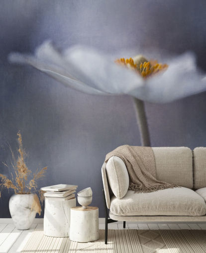 Close Up of White Flower Wallpaper