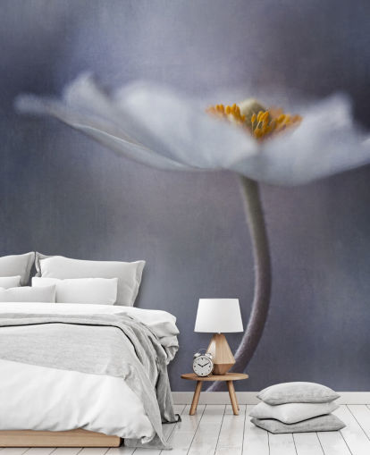 Close Up of White Flower Wallpaper