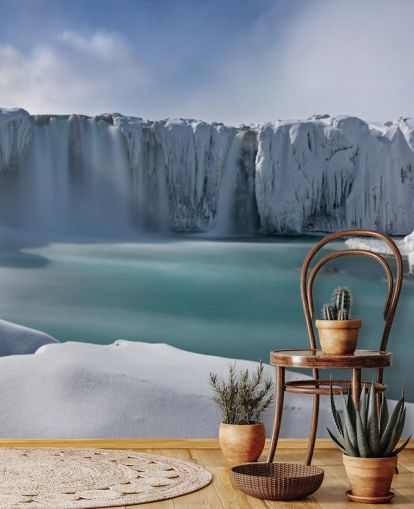 papel de parede snowy winter mountain