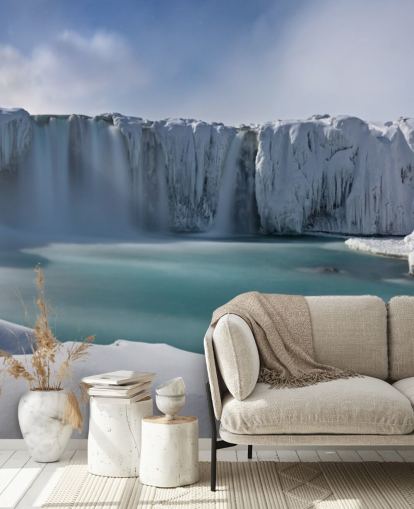 papel de parede snowy winter mountain