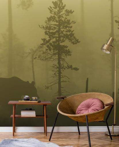 Morning Fog Bear Wallpaper Morning Fog Bear Wallpaper