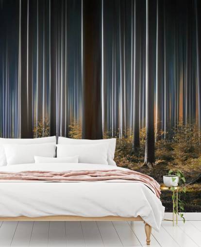 Skinnende Forest Trestammer Bakgrunn Skinnende Forest Trestammer Bakgrunn